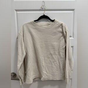 NWOT Abercrombie & Fitch Soft A&F Collection Waffle Knit Long Sleeve - Size XS